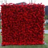 Red 8ft x 8ft Rose Flower Wall
